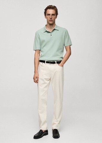 MANGO MAN Shirt 'Galaxia' in Grün