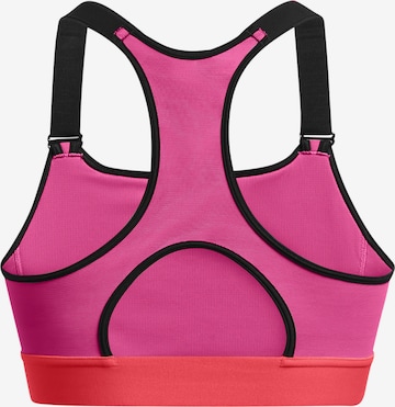UNDER ARMOUR Bustier Sport-BH 'HeatGear' in Pink