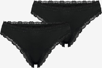String 'Invisible Seamless' Nur Die en noir : devant