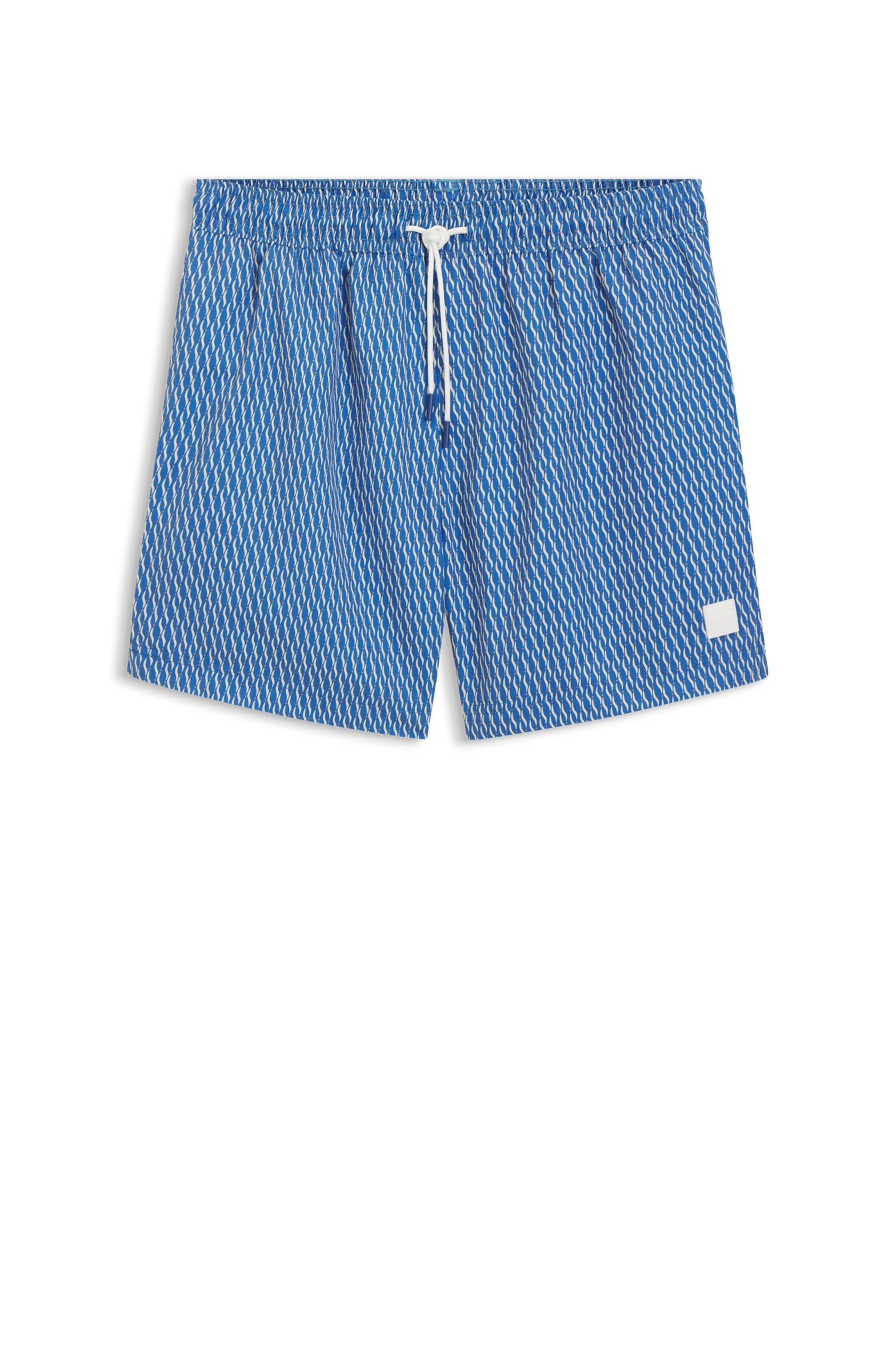 BOSS Zwemshorts 'Vibe' in Blauw: voorkant