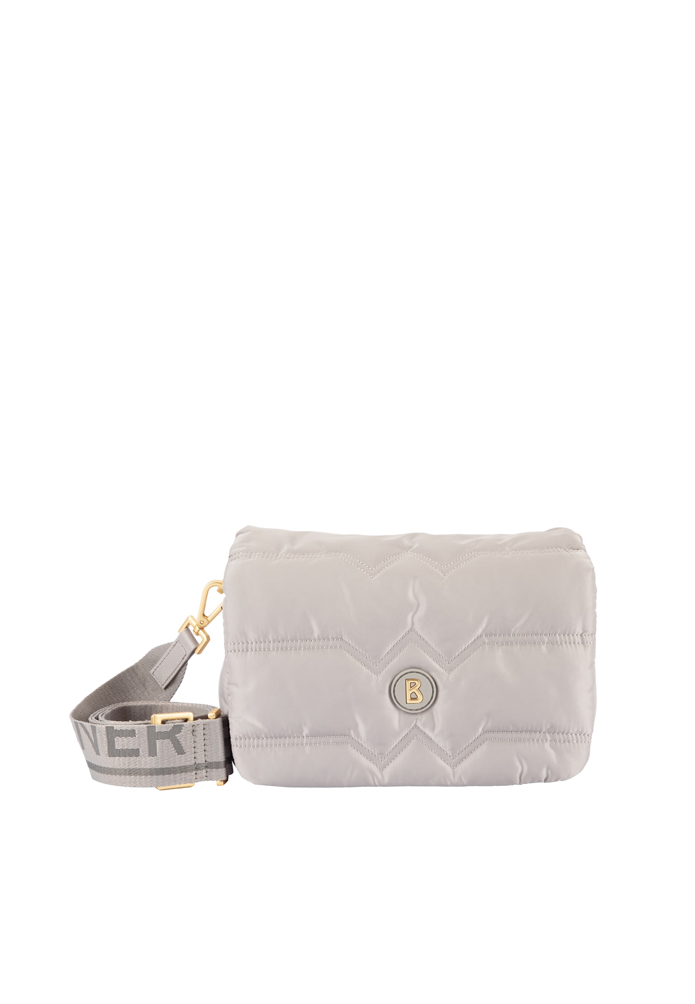BOGNER Mala de ombro 'Wallis Tessuto Bar' em greige, Vista do artigo