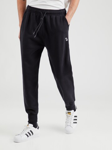 Effilé Pantalon Abercrombie & Fitch en noir : devant