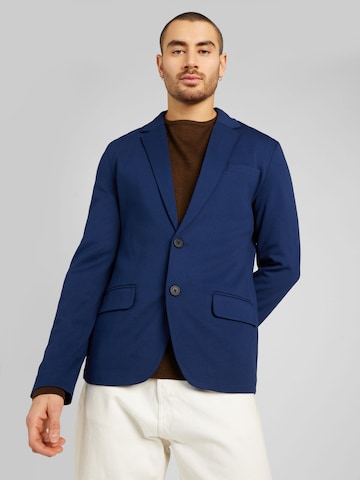 BLEND Regular Fit Forretningsjakke 'Bhlangford' i blå: forside