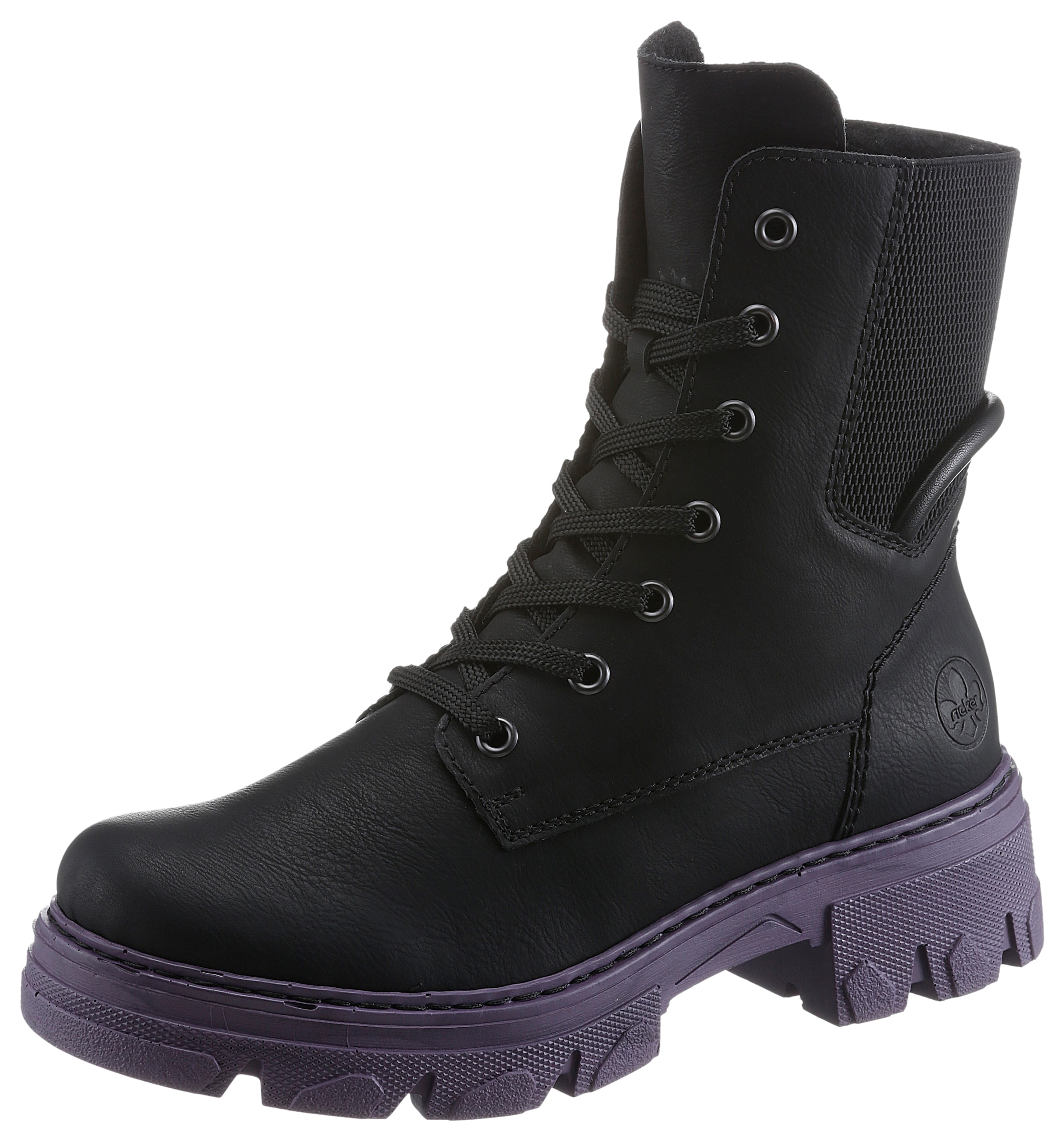 Ladies tie shop up boots