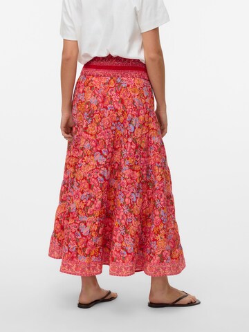 Jupe 'VMSwip' VERO MODA en rouge