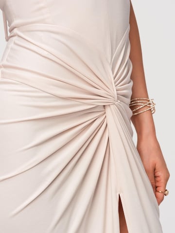 Ombre Evening dress in Beige