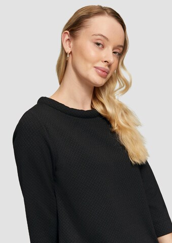 s.Oliver Sweatshirt in Schwarz