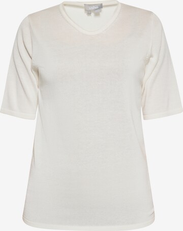 Pull-over Usha en blanc : devant