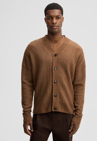 STRELLSON Strickjacke in Beige: Vorderseite