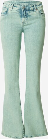 Monki Flared Jeans in Blauw: voorkant