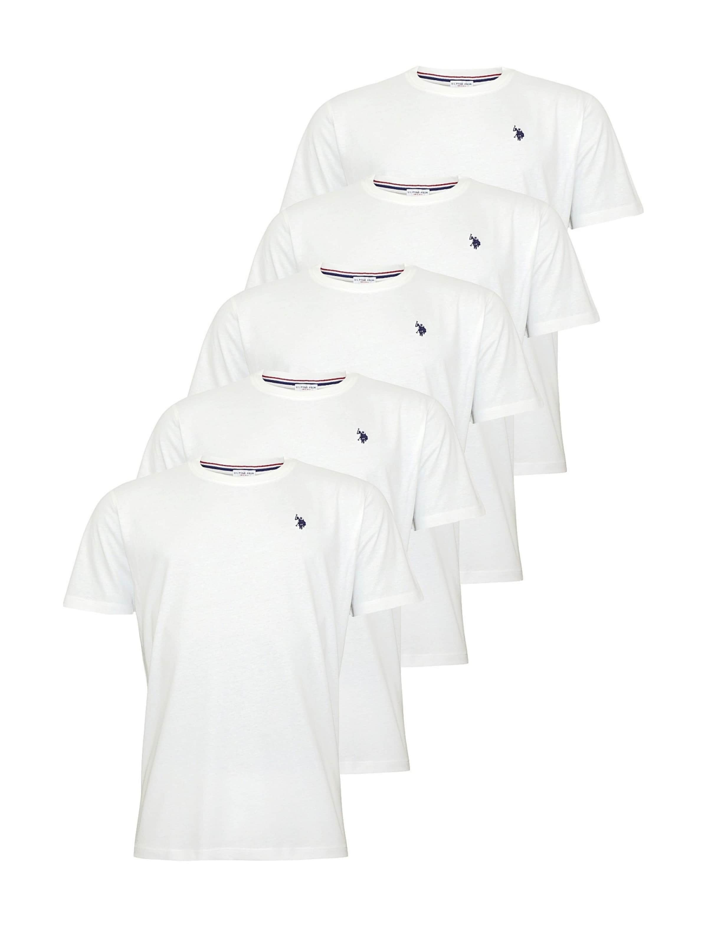 T-Shirt U.S. POLO ASSN. en blanc : devant
