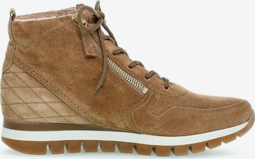 GABOR Sneakers hoog in Bruin