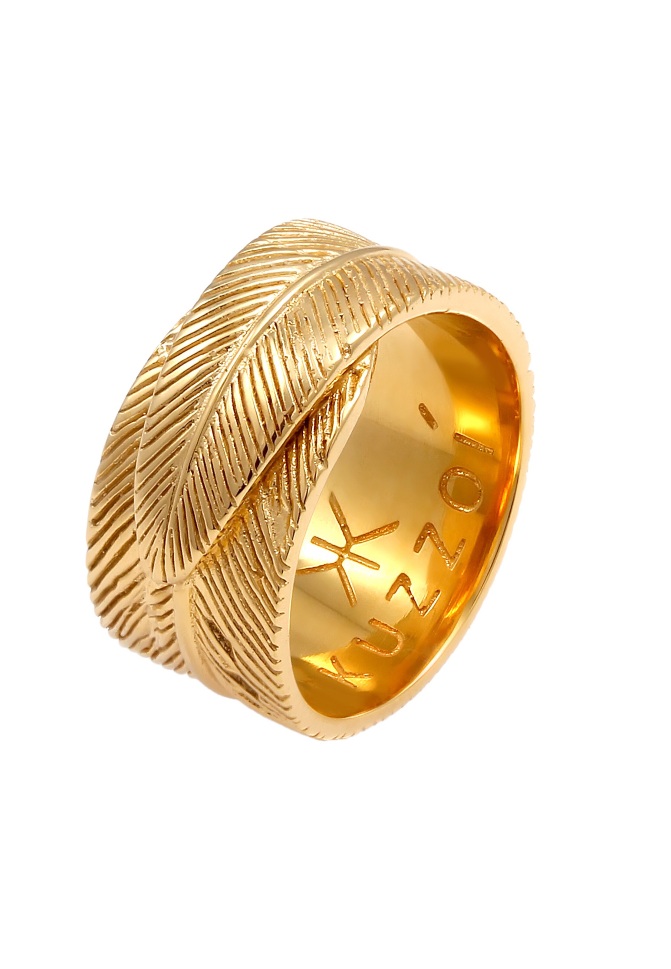 KUZZOI Ring in Goud: voorkant
