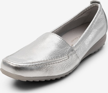 VITAFORM Moccasins in Silver: front