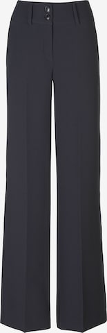 Fadenmeister Berlin Pleated Pants in Blue: front
