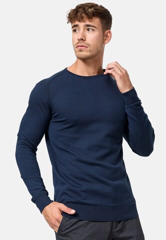 Pull-over 'Gamal' INDICODE JEANS en bleu