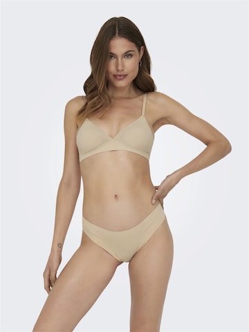 Slip ONLY en beige : devant