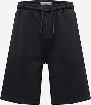 Loosefit Pantalon Marc O'Polo DENIM en noir : devant