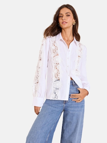 Lipsy Blúz - fehér: elől