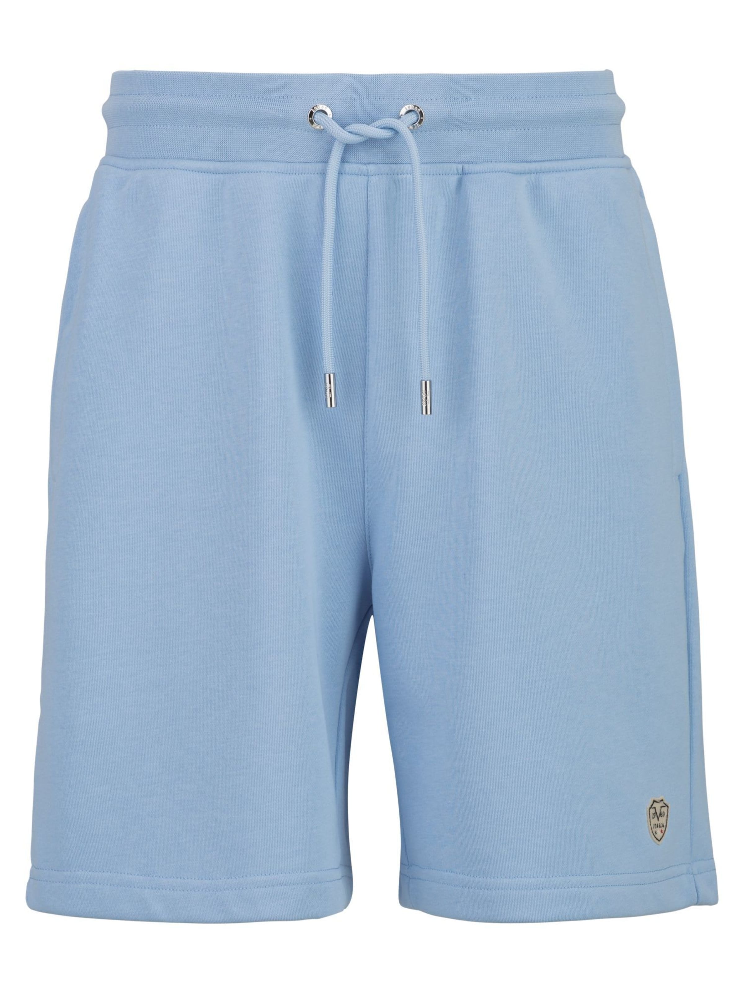 19V69 ITALIAHlače 'Sergio' - plava boja: prednji dio