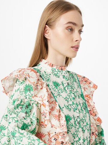 Rochie tip bluză 'Erika' de la Hofmann Copenhagen pe verde