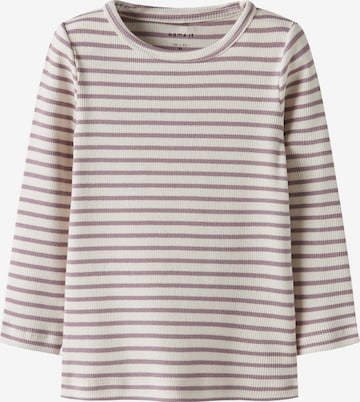 NAME IT Shirts 'NMNBANI' in Lila: Vorderseite