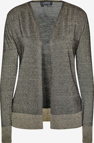 Cardigan usha BLACK LABEL en noir : devant