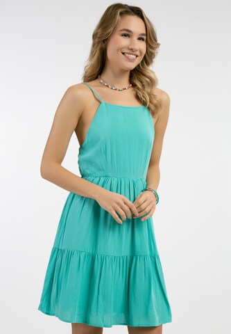 IZIA - Vestido de verão em azul: frente