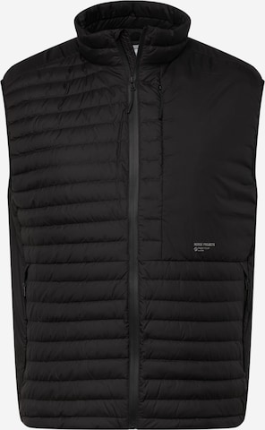 NORSE PROJECTS Bodywarmer 'Birkholm' in Zwart: voorkant