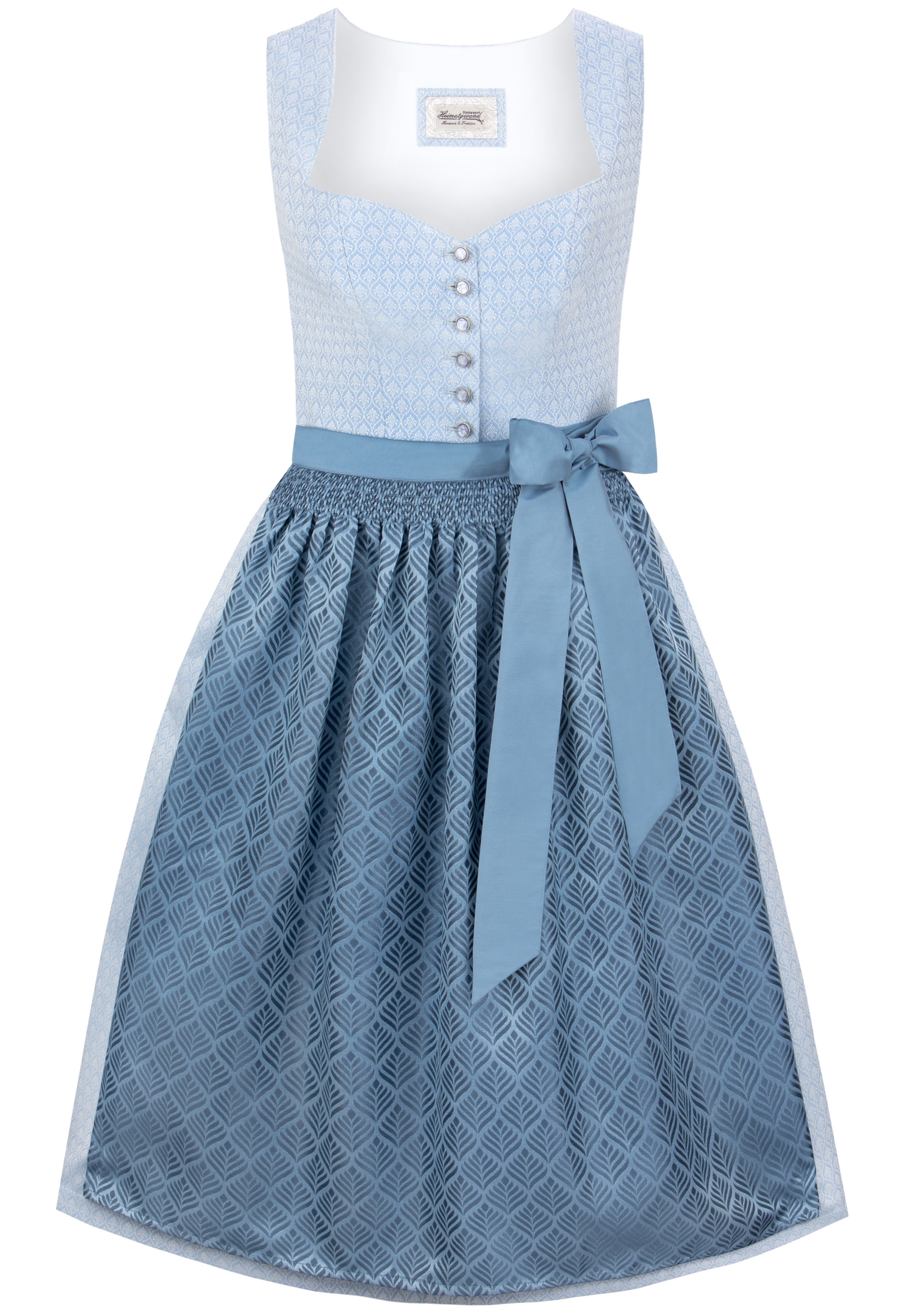 STOCKERPOINT Dirndl 'Daniela' in Blau: Vorderseite