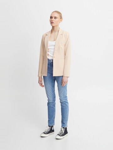 ICHI - Slimfit Blazer 'Lexi' en naranja
