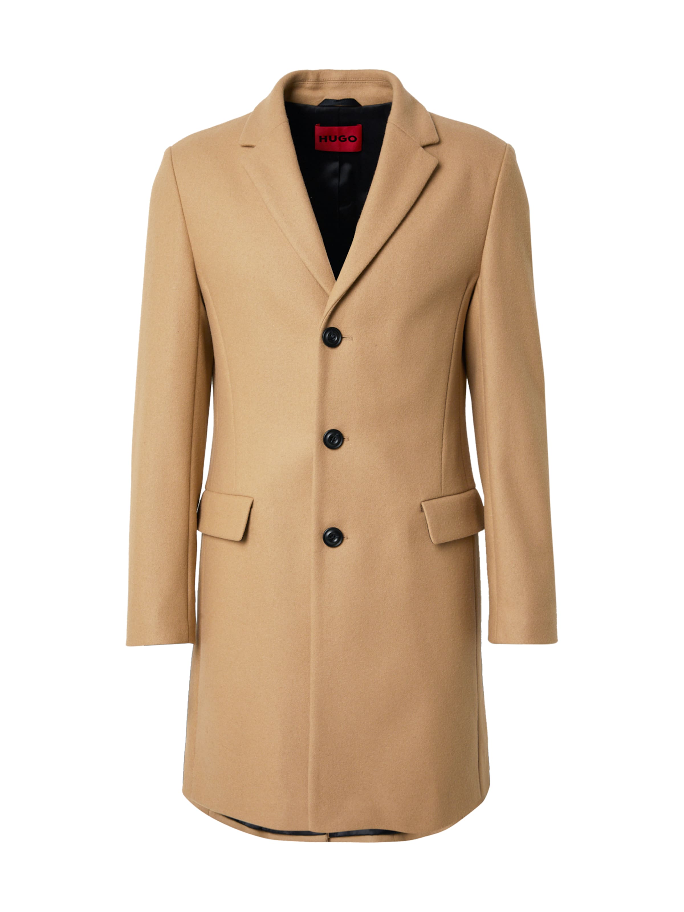 HUGO Преходно палто 'Migor2541' в бежово: отпред