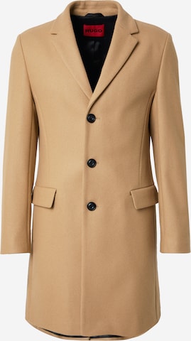 HUGO Přechodný kabát 'Migor2541' – béžová: přední strana