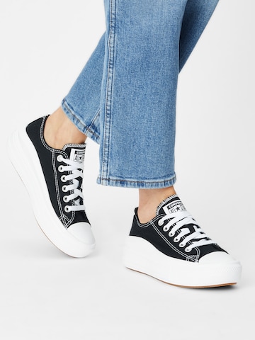 CONVERSE Sneakers laag 'CHUCK TAYLOR ALL STAR MOVE OX' in Zwart