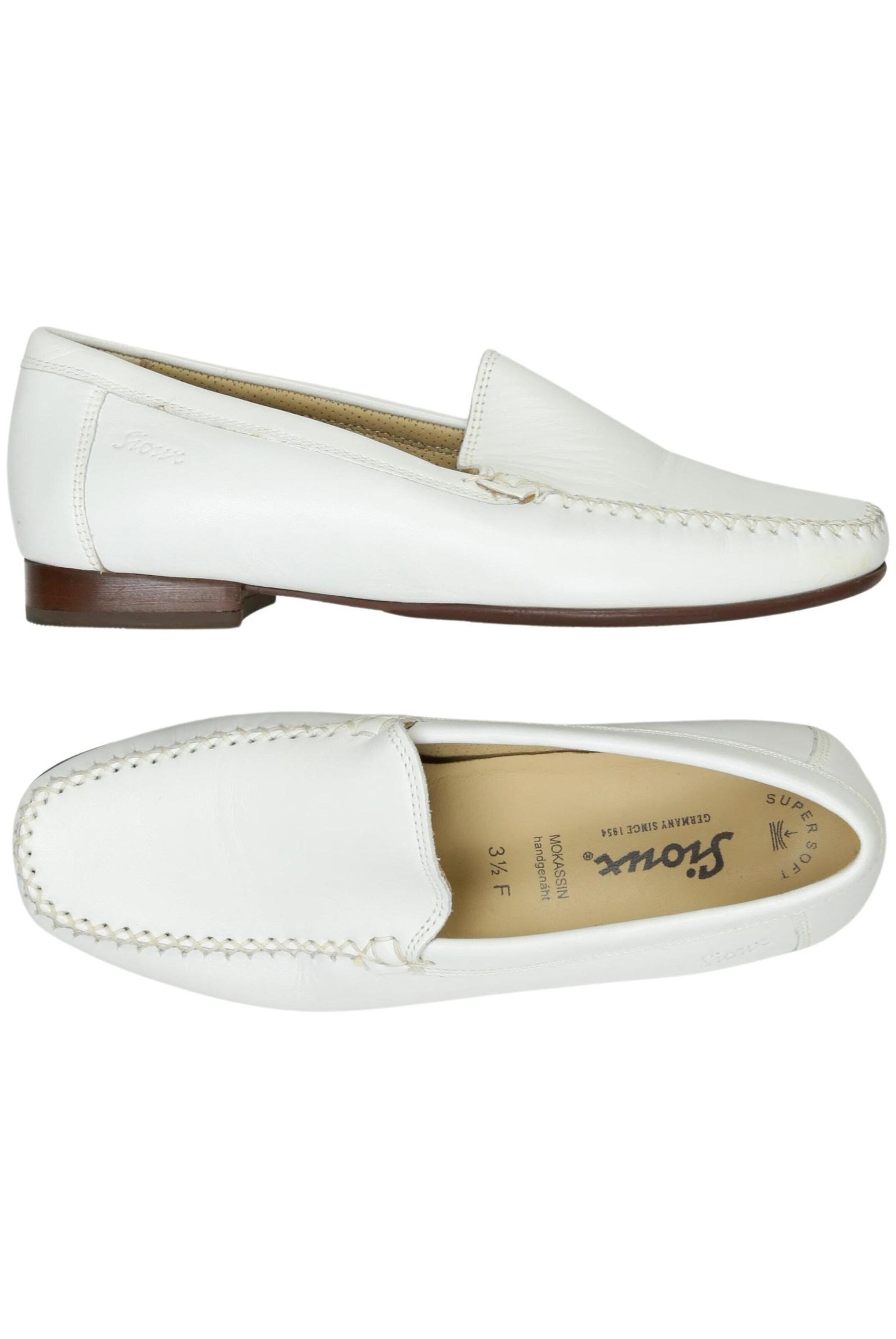SIOUX Flats & Loafers in 36 in White: front