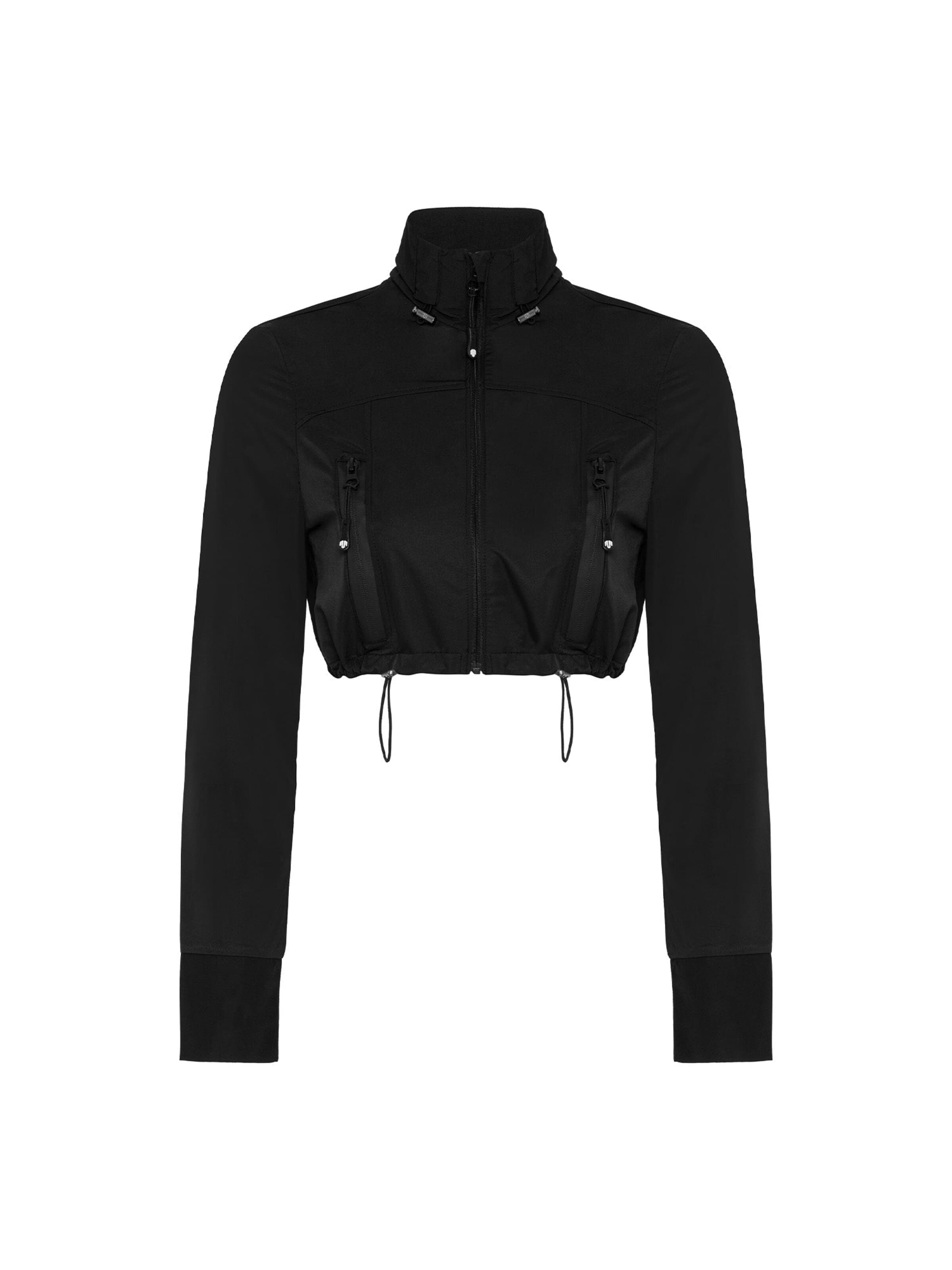 MOROTAI Sportjacke 'CHROME TACTICAL BOMBER'‌‌‌ in Schwarz: Vorderseite