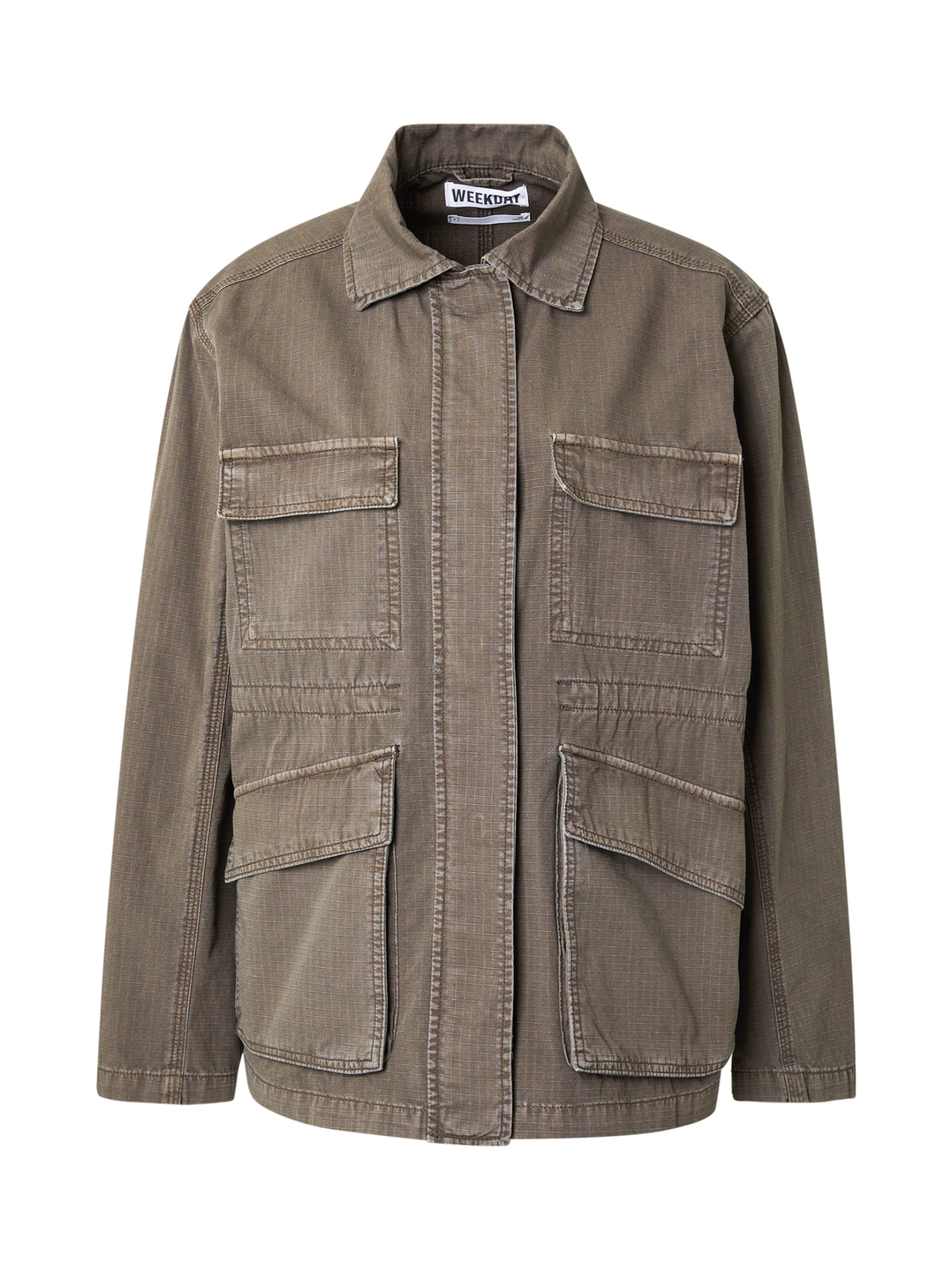 WEEKDAY Starpsezonu jaka 'Nukka', krāsa - dubļu krāsas, Preces skats