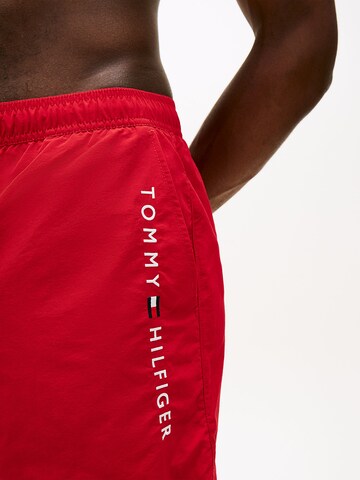 Shorts de bain Tommy Hilfiger Underwear en rouge