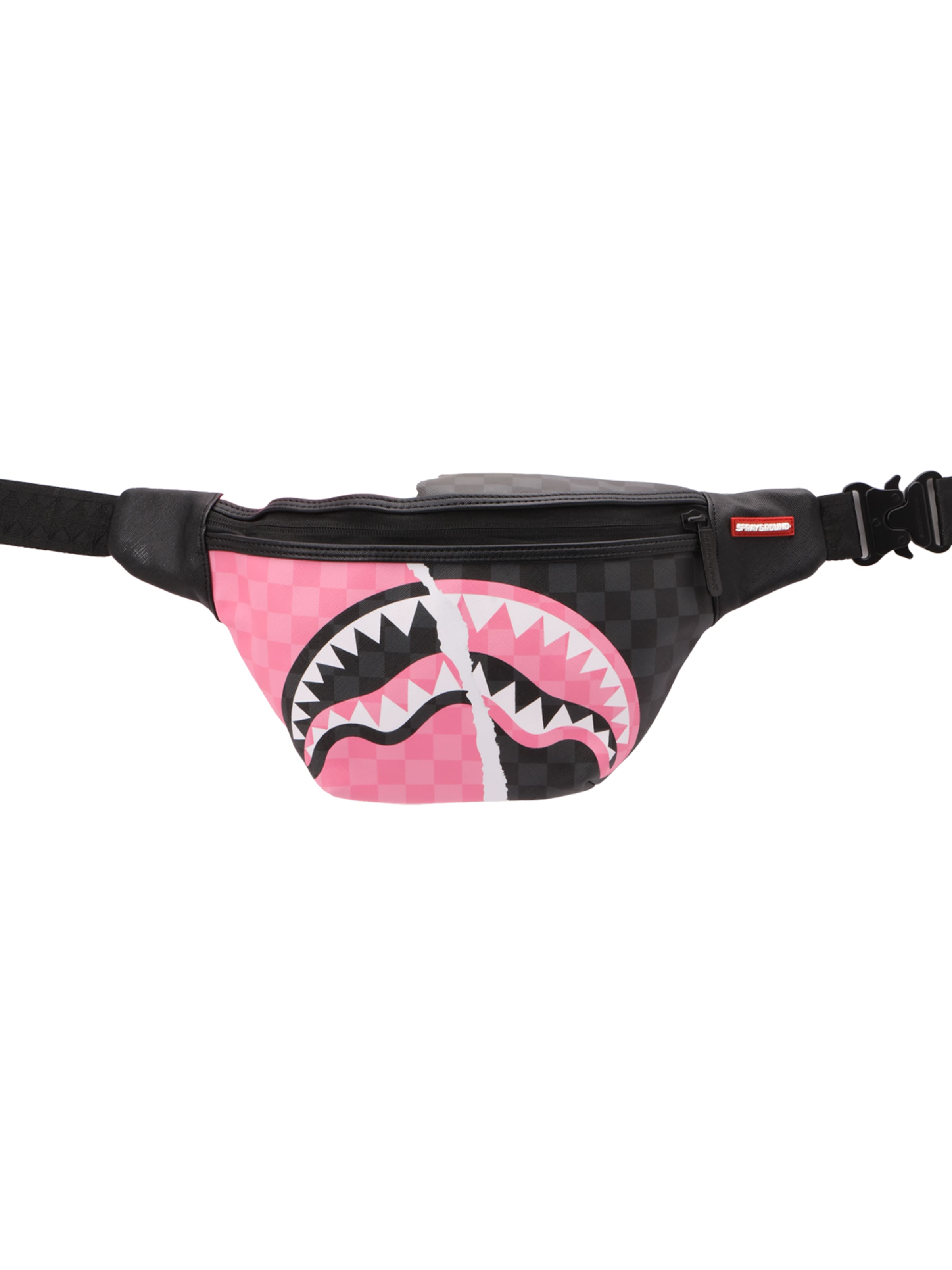 Sprayground Belt bag 'SIP SAVVY' in Pink: front
