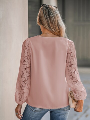Cupshe Blouse 'Long Sleeve' in Pink