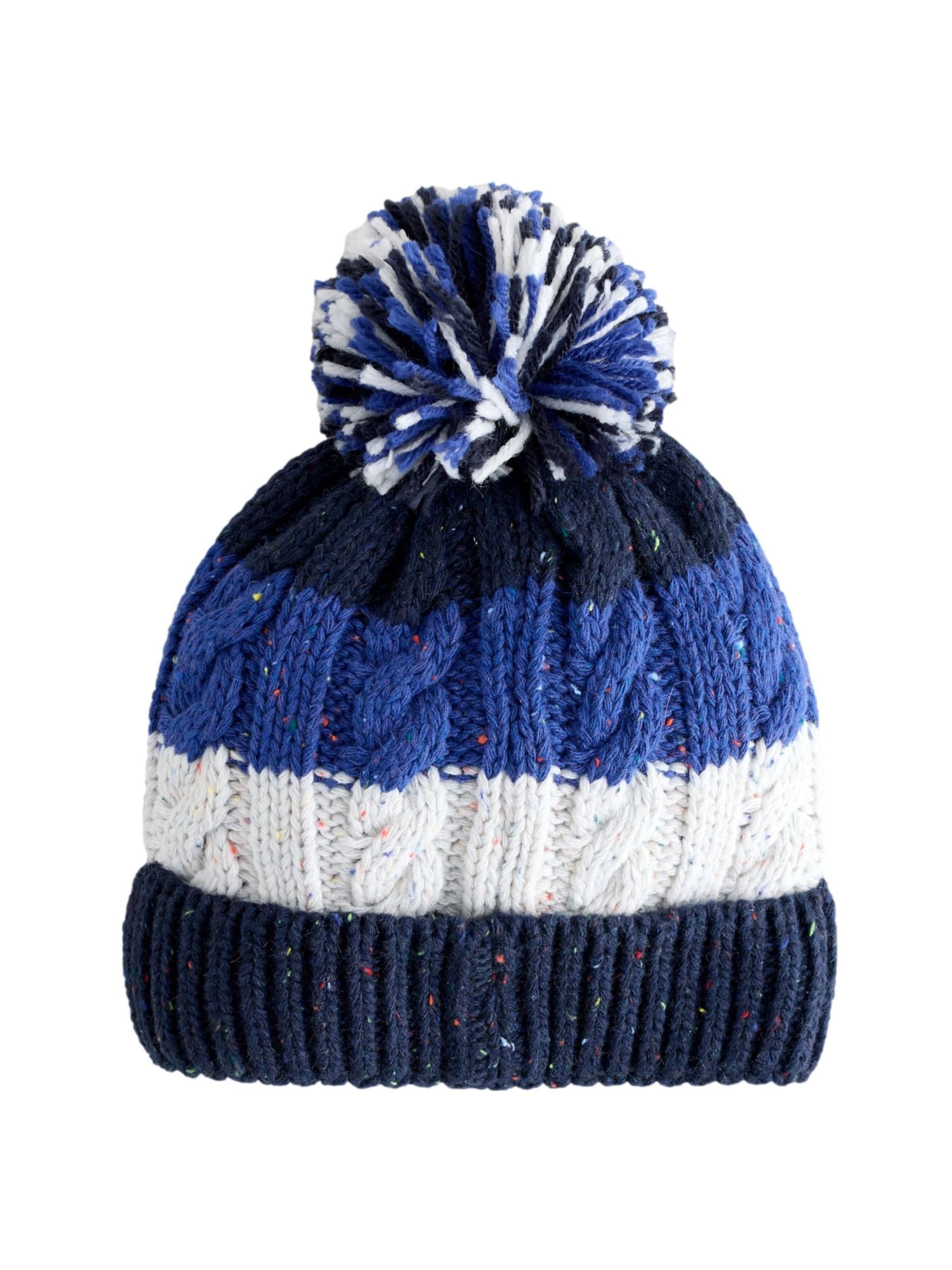 Căciulă de la Next pe albastru: față