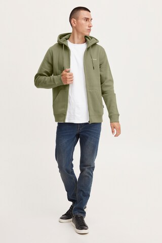 BLEND Zip-Up Hoodie in Green