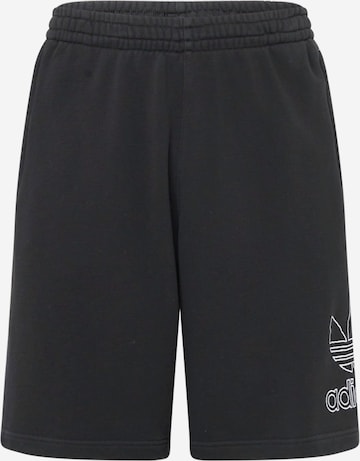 Loosefit Pantaloni de la ADIDAS ORIGINALS pe negru: față