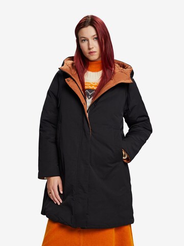 ESPRIT Winter Coat in Black: front