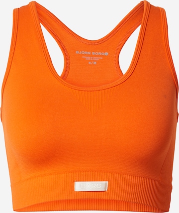 BJÖRN BORG Sports Bra in Orange: front