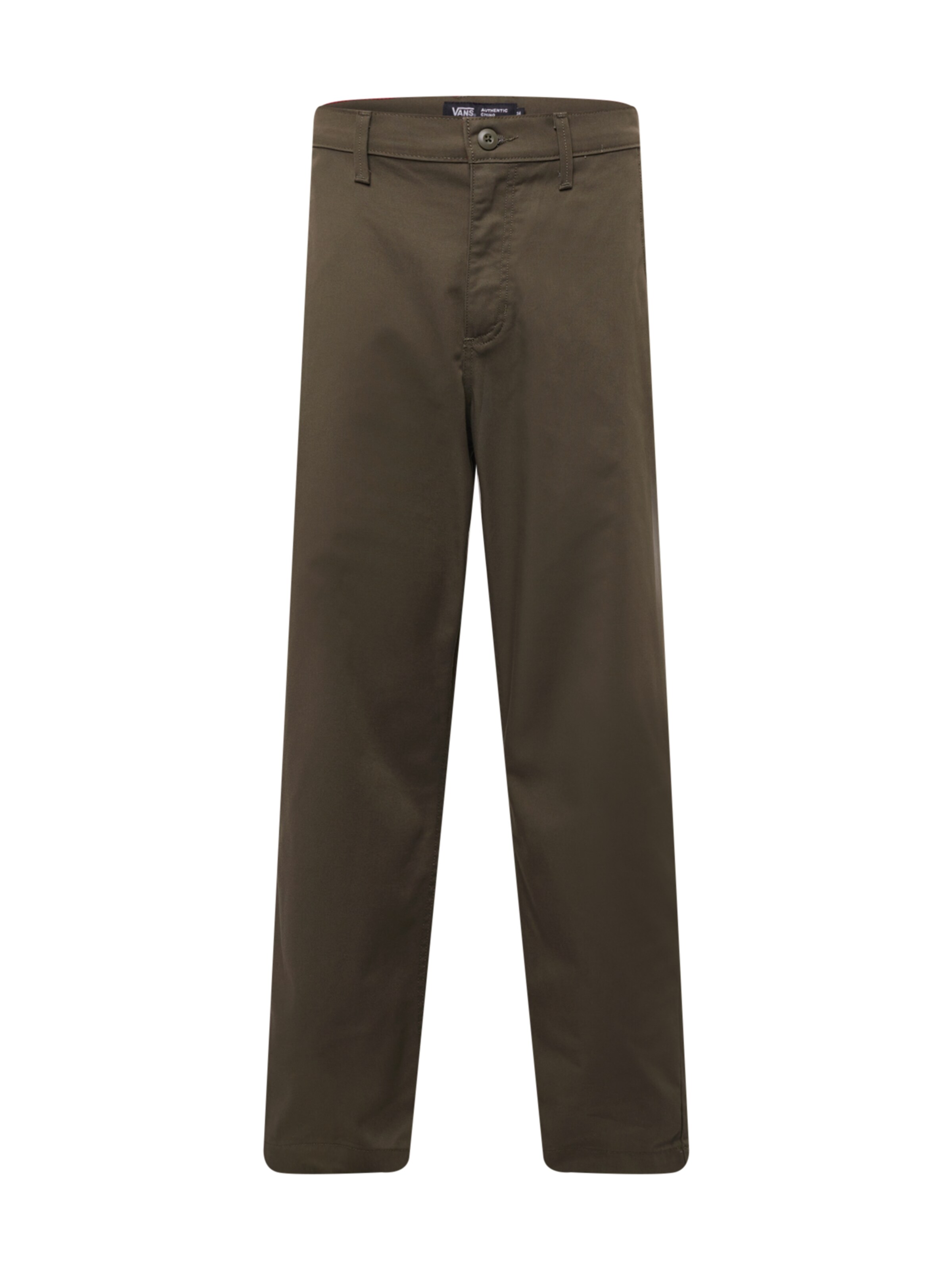 VANS Lużny krój Chinosy 'AUTHENTIC' w kolorze zielony: przód