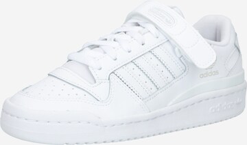 Baskets 'Forum' ADIDAS ORIGINALS en blanc : devant