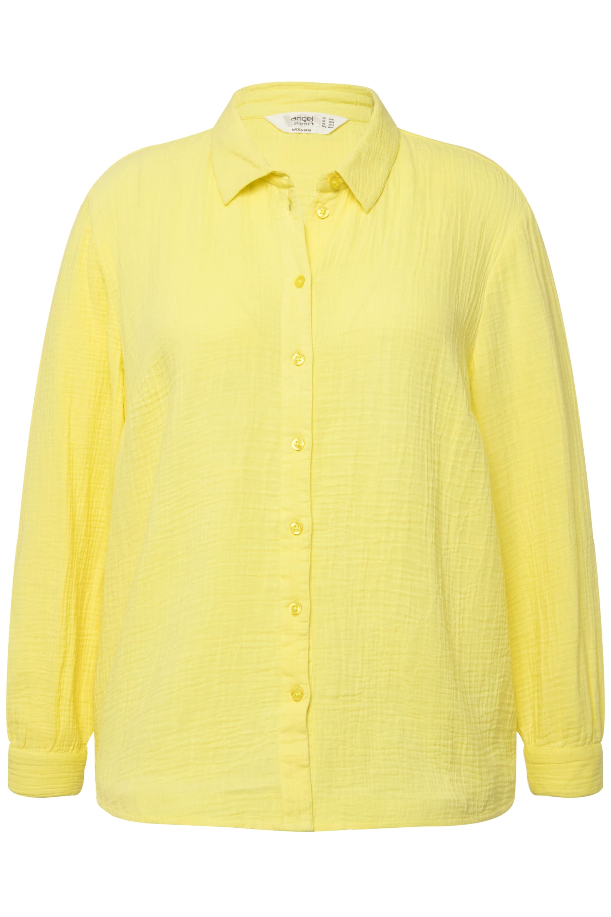 Angel of Style Blouse in Geel: voorkant