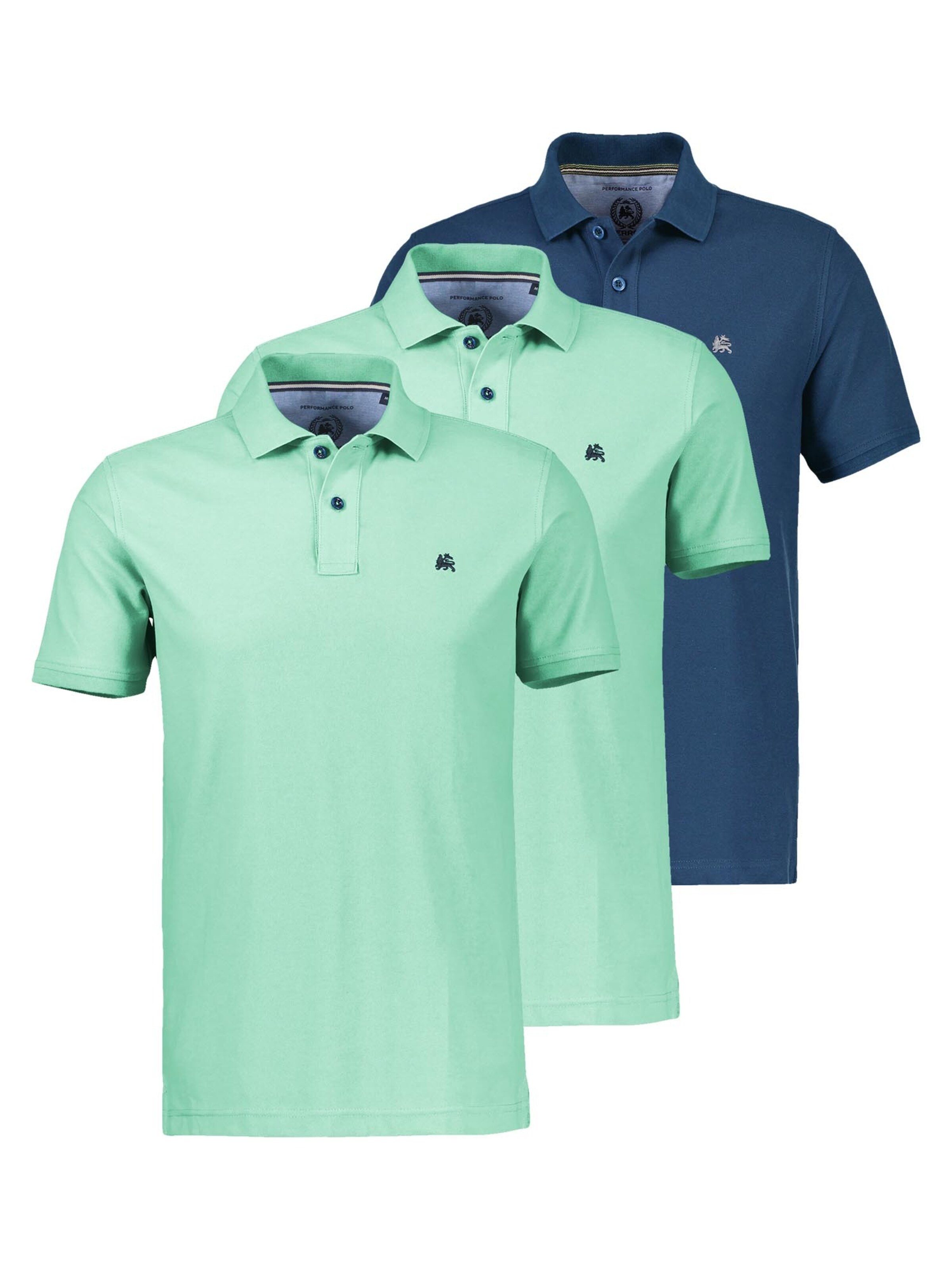 LERROS Shirt 'Basic'‌‌‌‌‌ in Blau: Vorderseite