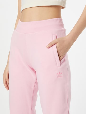 ADIDAS ORIGINALS Tapered Pants 'Adicolor Essentials' in Pink
